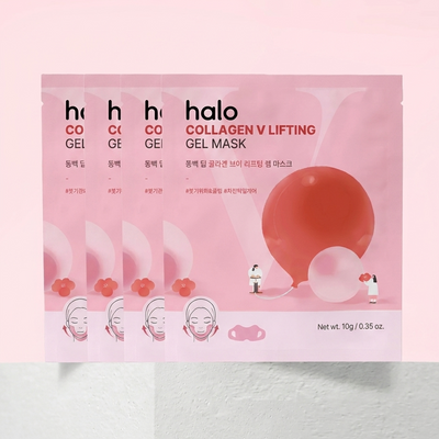 Halo Deep Collagen V Lifting Gel Mask (4-Pack)