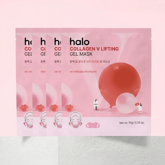 Halo Deep Collagen V Lifting Gel Mask (4-Pack)
